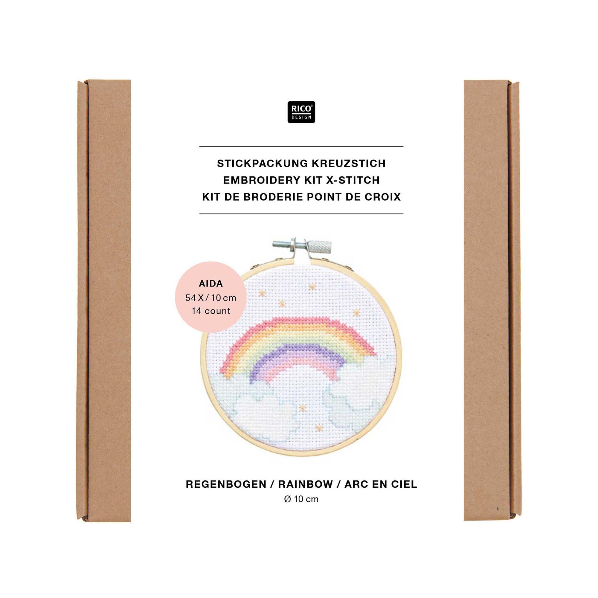 RICO-Design Stickpackung Regenbogen