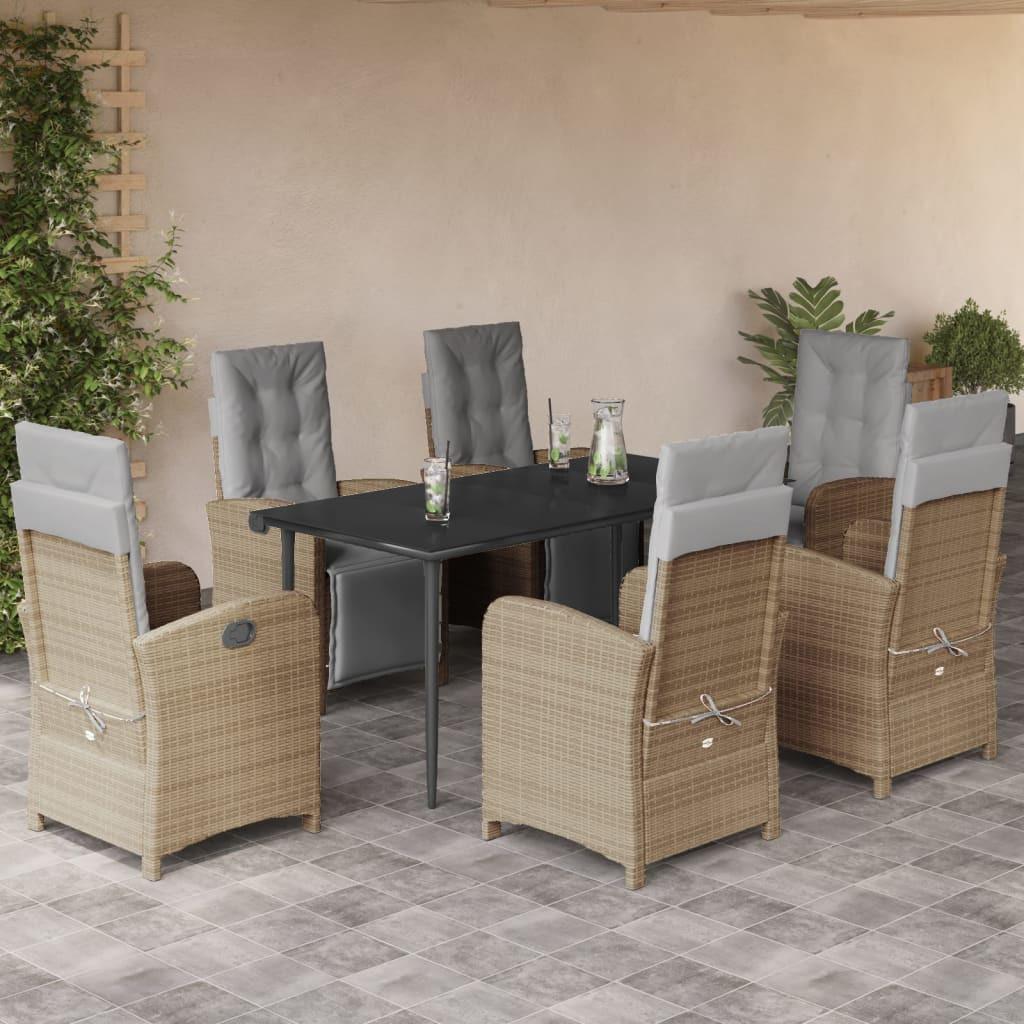 VidaXL Garten essgruppe poly-rattan
