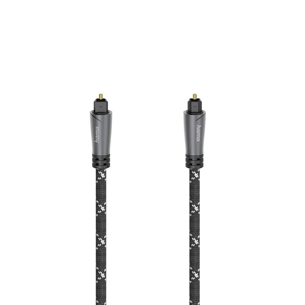 hama HAMA Kabel ODT Metall Schwarz 1,5m