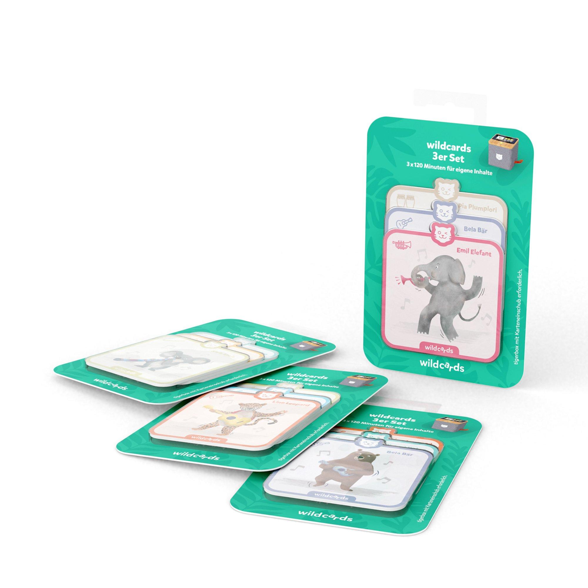 Tigermedia Wildcard Swiss Edition 3 Stück mit je 120 Minuten, Deutsch