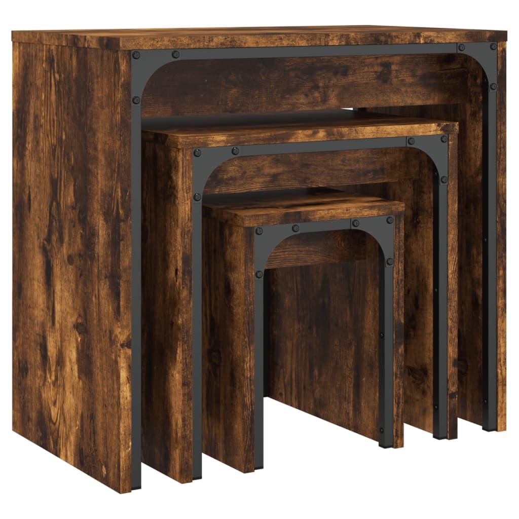 VidaXL Satztisch holzwerkstoff