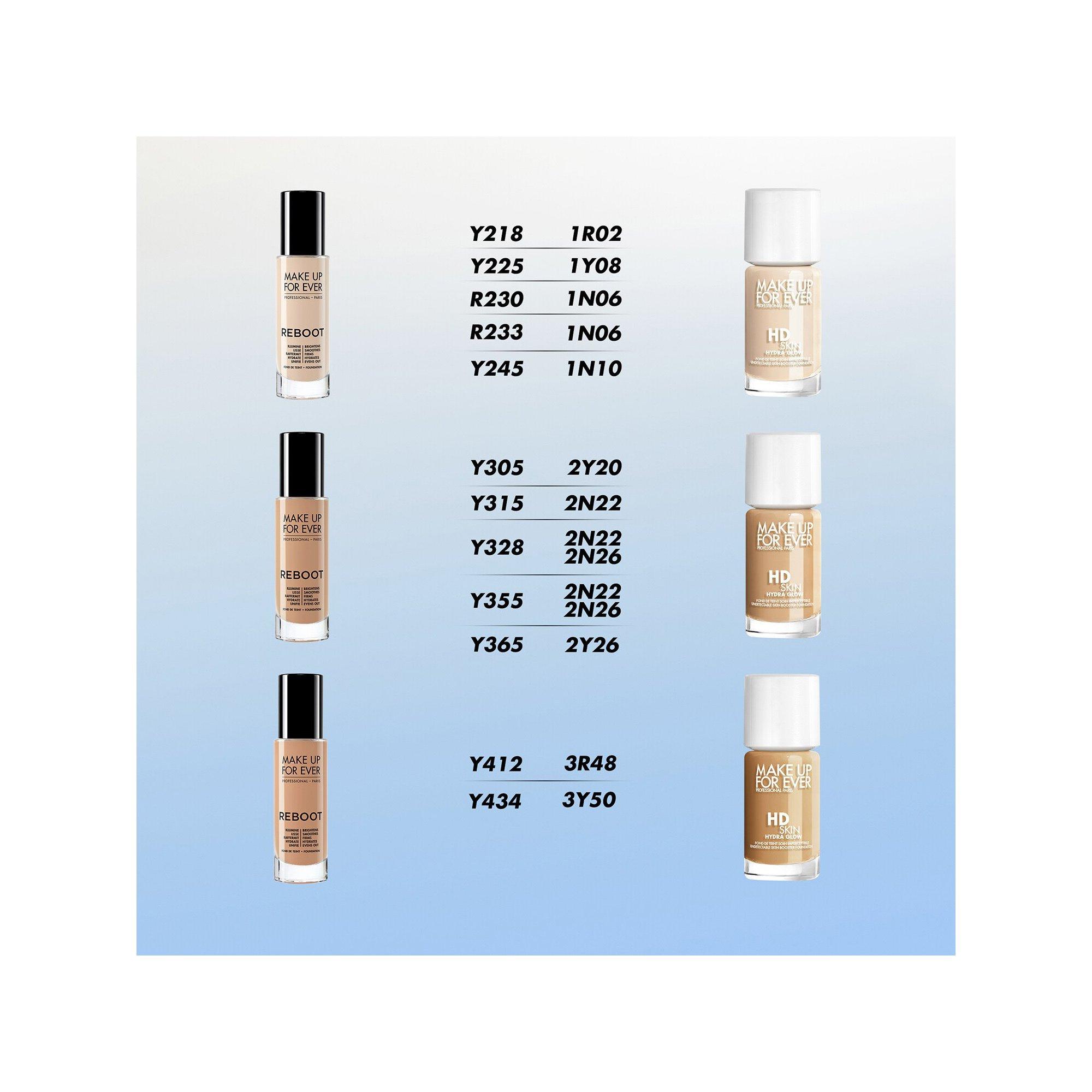 Make up For ever HD Skin Hydra Glow Unmerkliche Foundation, Ausstrahlung & Feuchtigkeitsversorgung