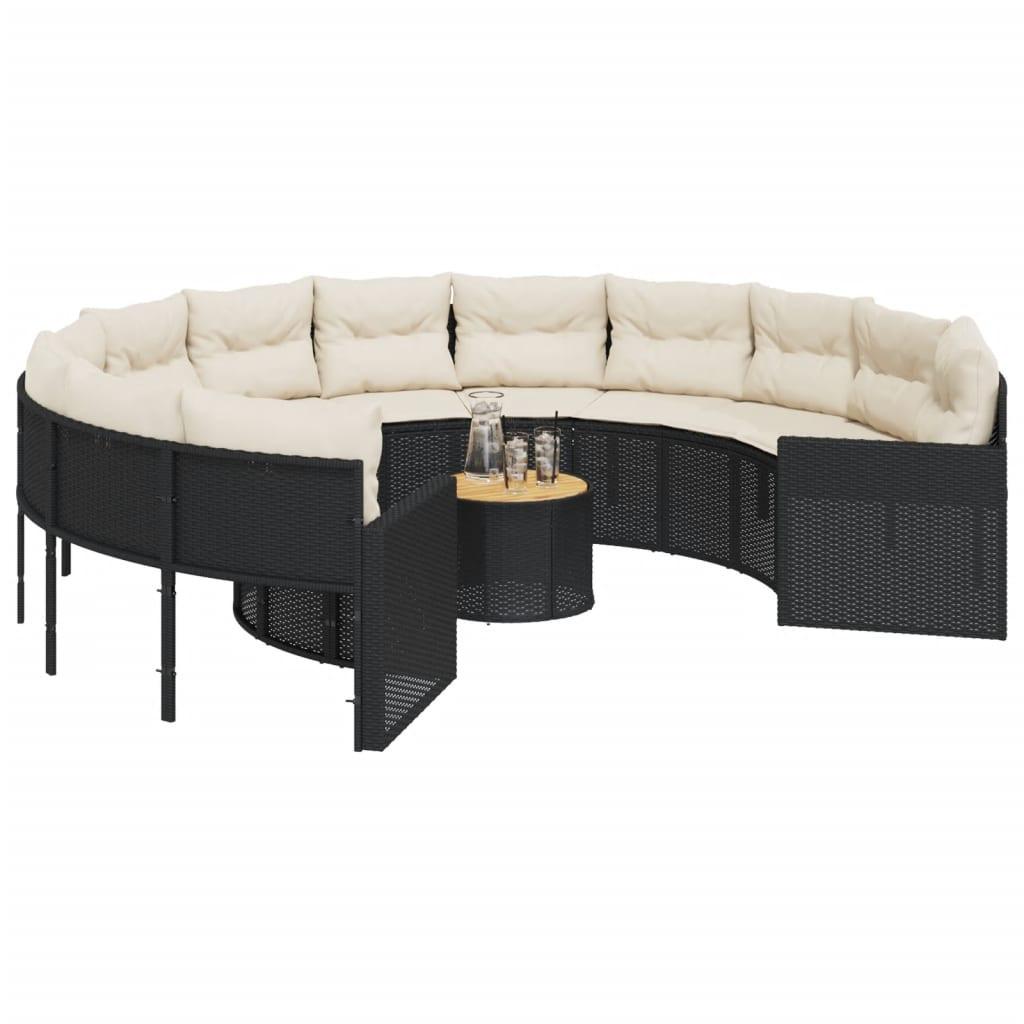 VidaXL Gartensofa poly-rattan