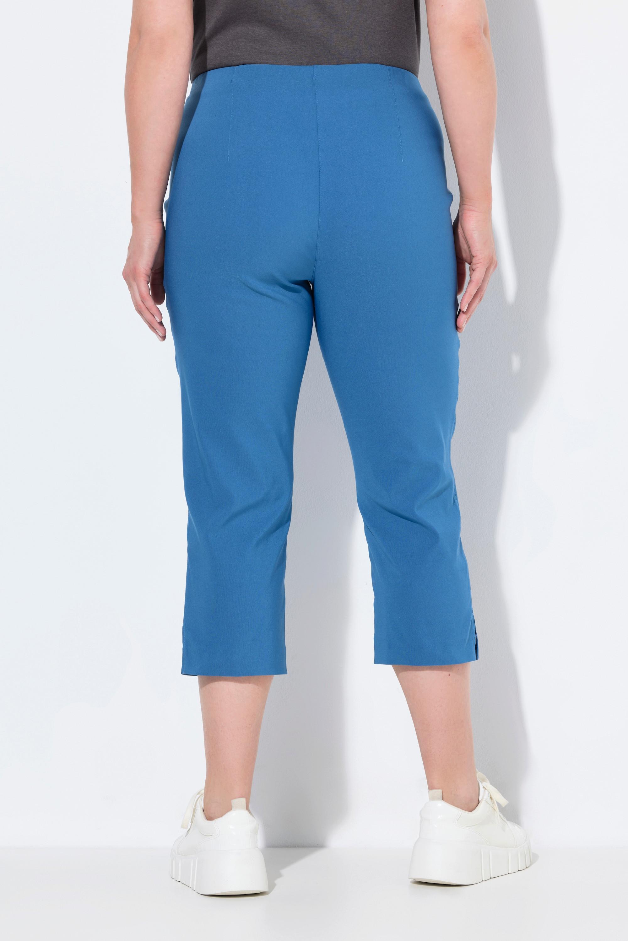 Ulla Popken Bengalinhose wadenlang mit Elastikbund