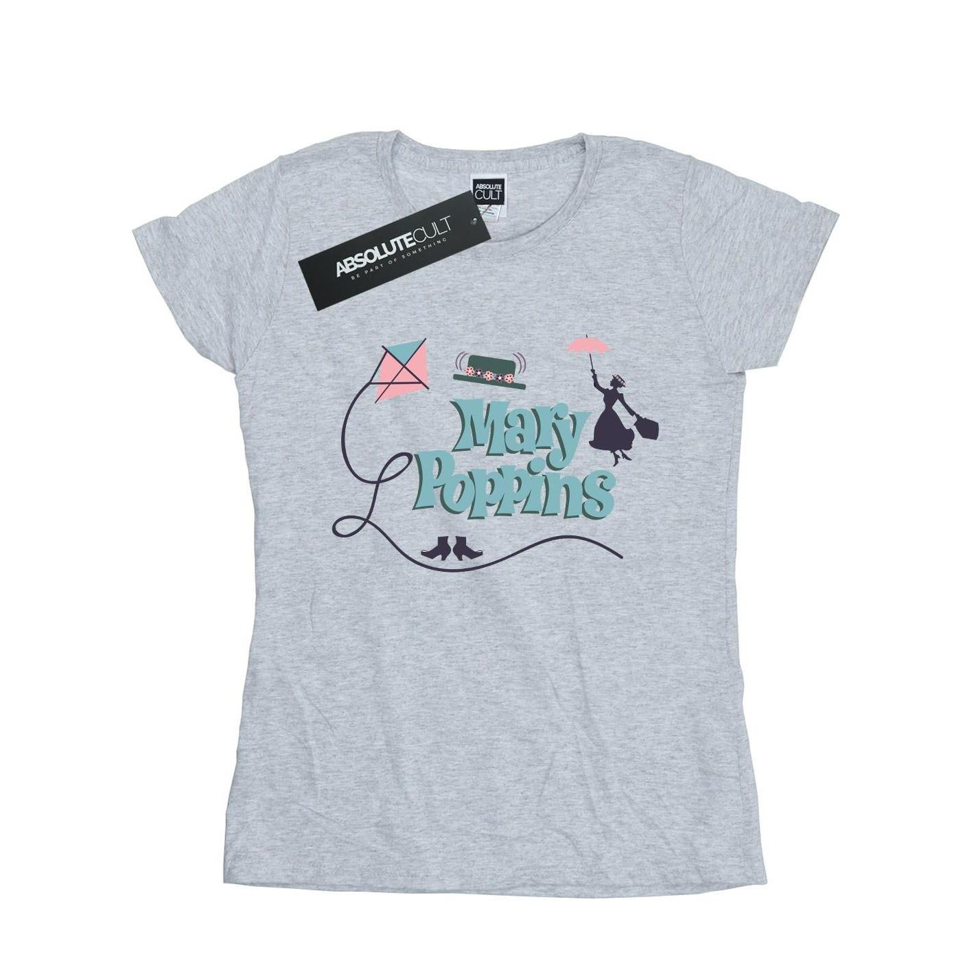 Disney Mary Poppins Logo Print T-Shirt