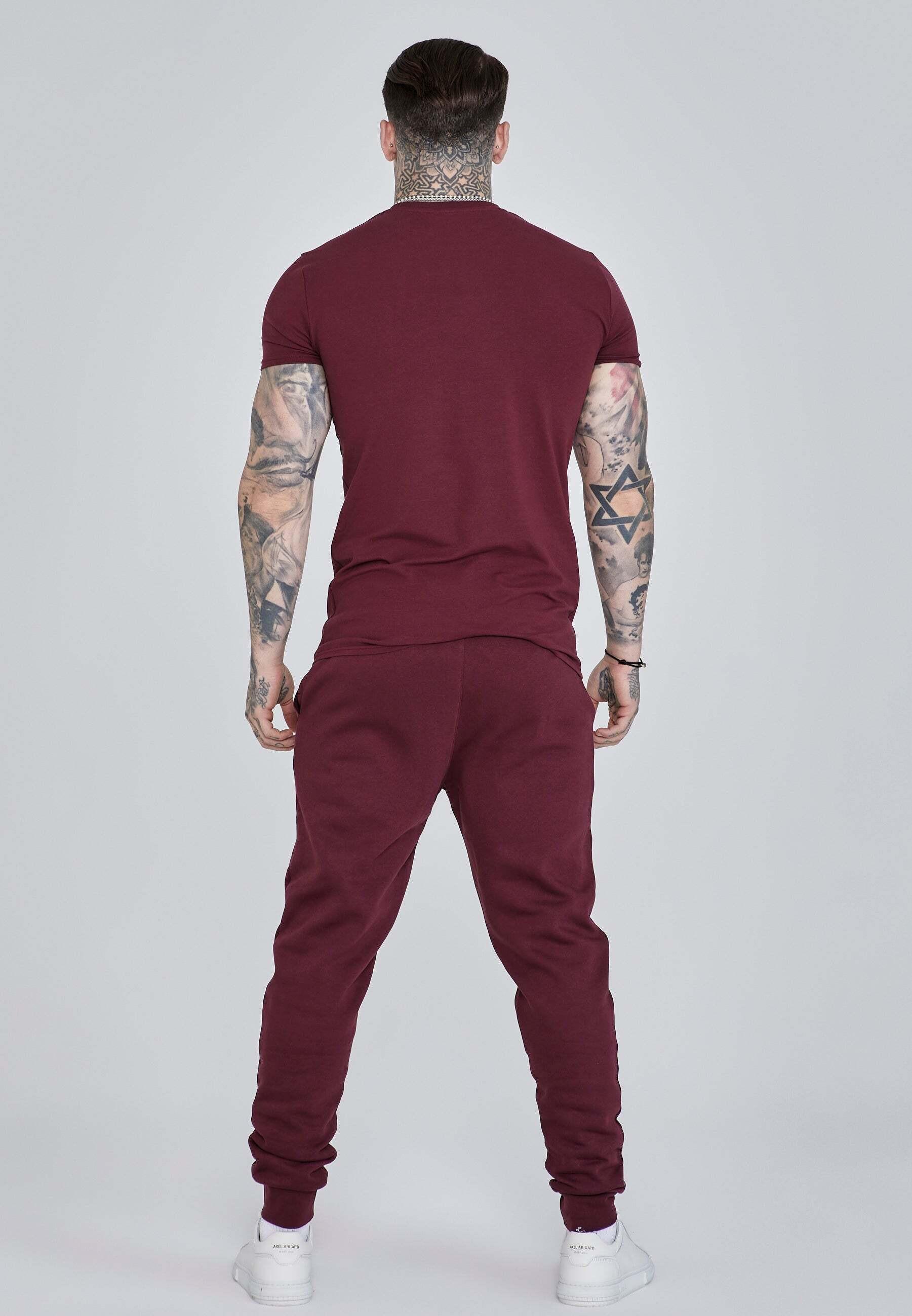 Sik Silk Kurzarm Muscle Fit T-Shirt