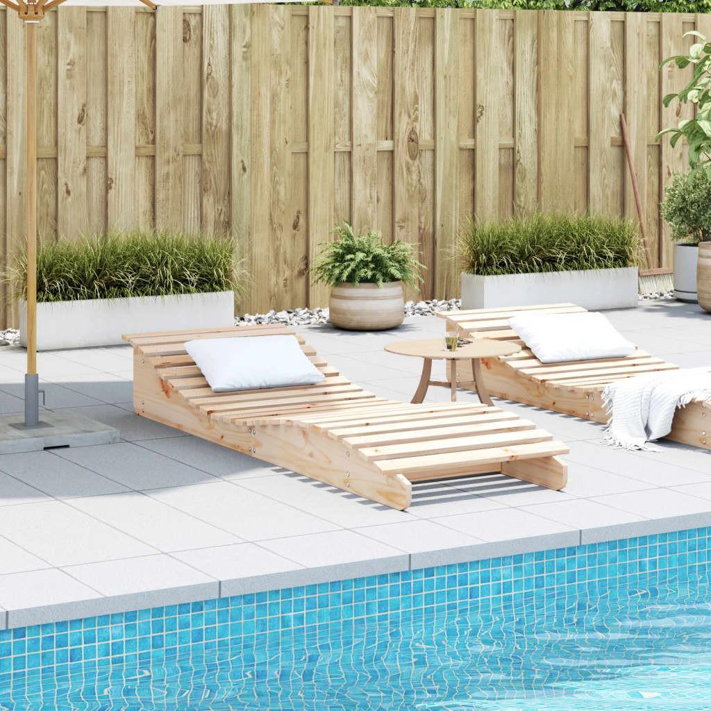 VidaXL Sonnenliege holz