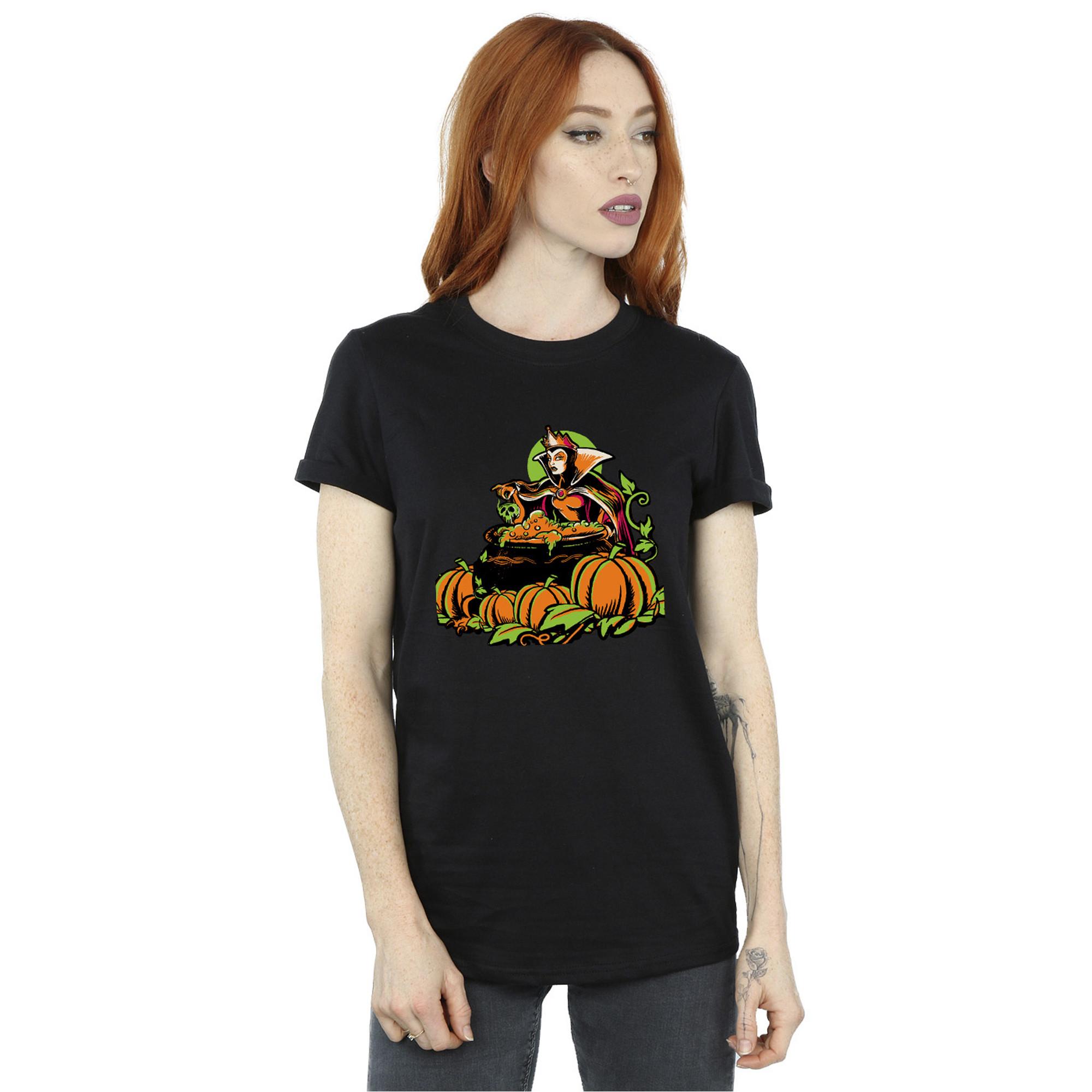 Disney Halloween Evil Queen Kürbis Print T-Shirt