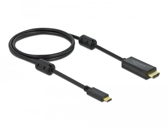 DeLock DeLOCK Aktives USB Type-C zu HDMI Kabel (DP Alt Mode) 4K 60 Hz 1 m