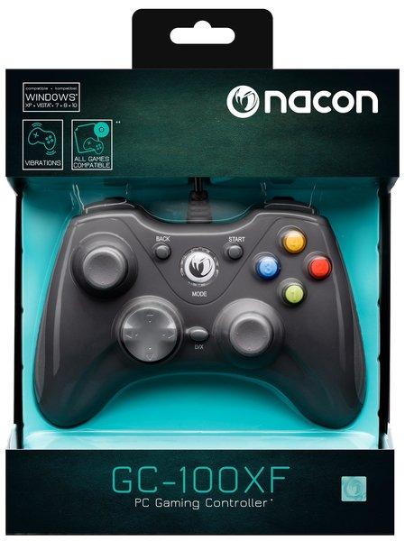 nacon NACON GC-100XF Schwarz USB pad Analog / Digital PC