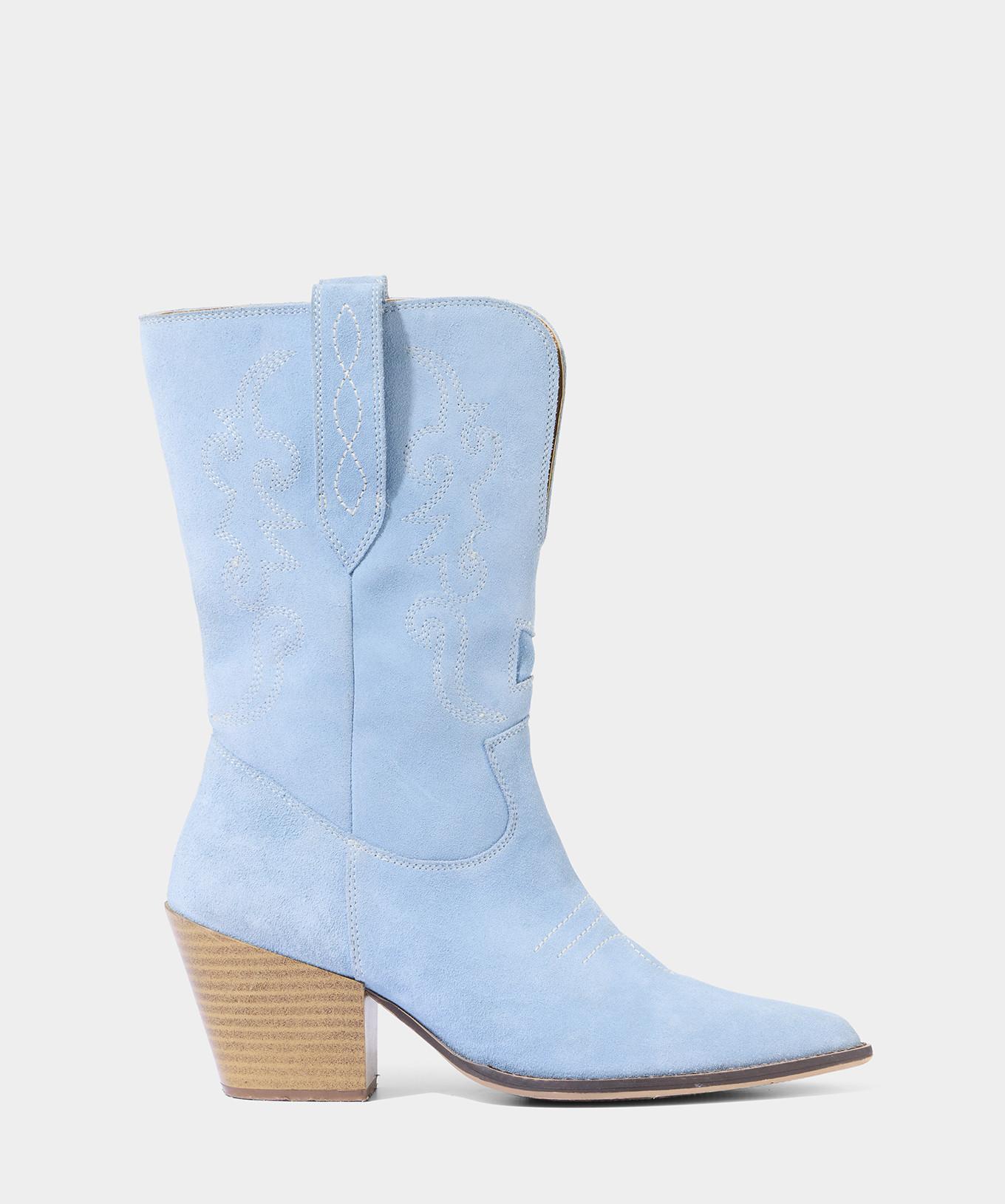 Joe Browns Western-Stiefel aus Wildleder mit Nahtdetail