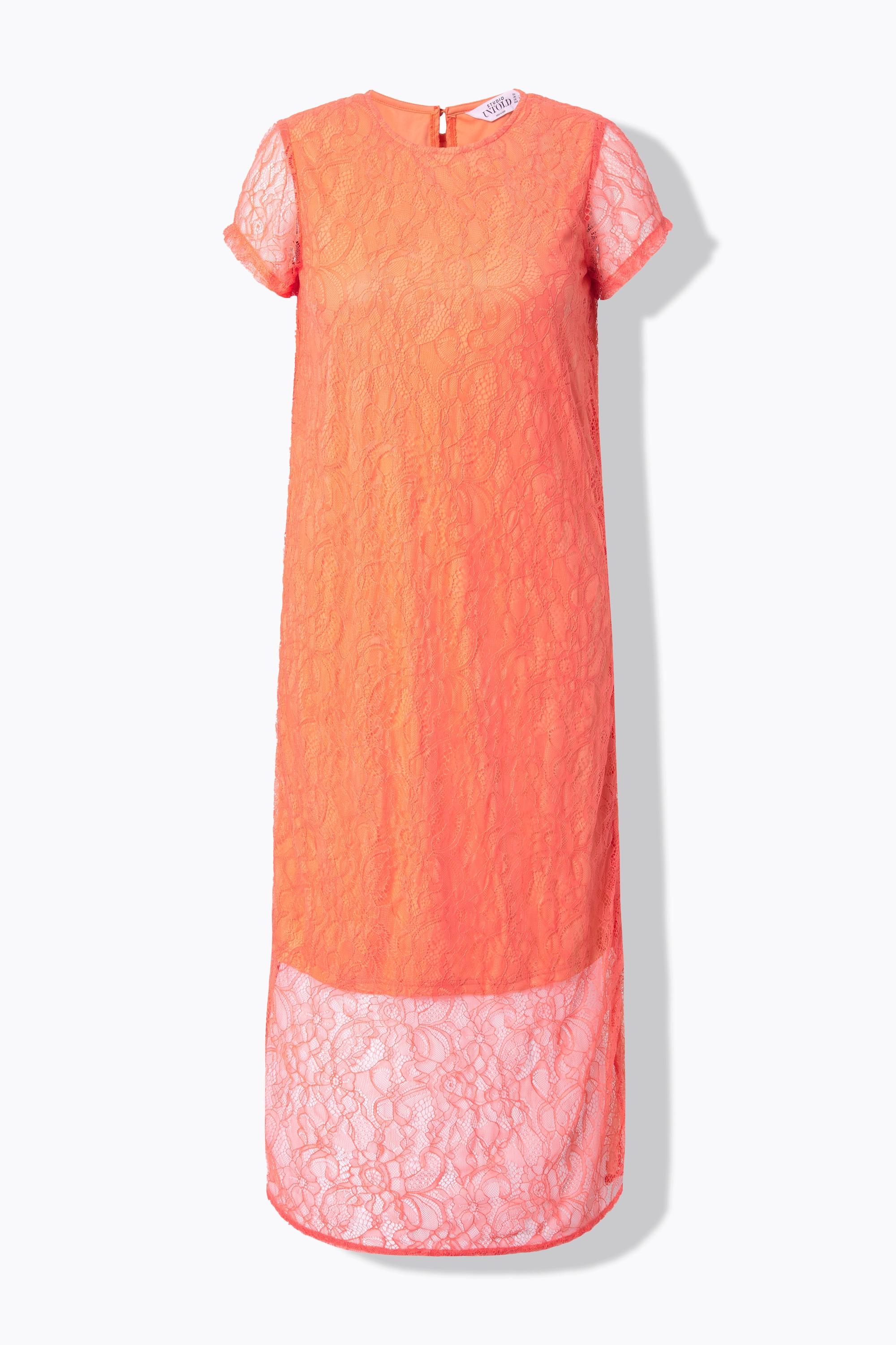 Studio Untold Maxikleid Spitze Fitted Shape mit blickdichtem Unterkleid