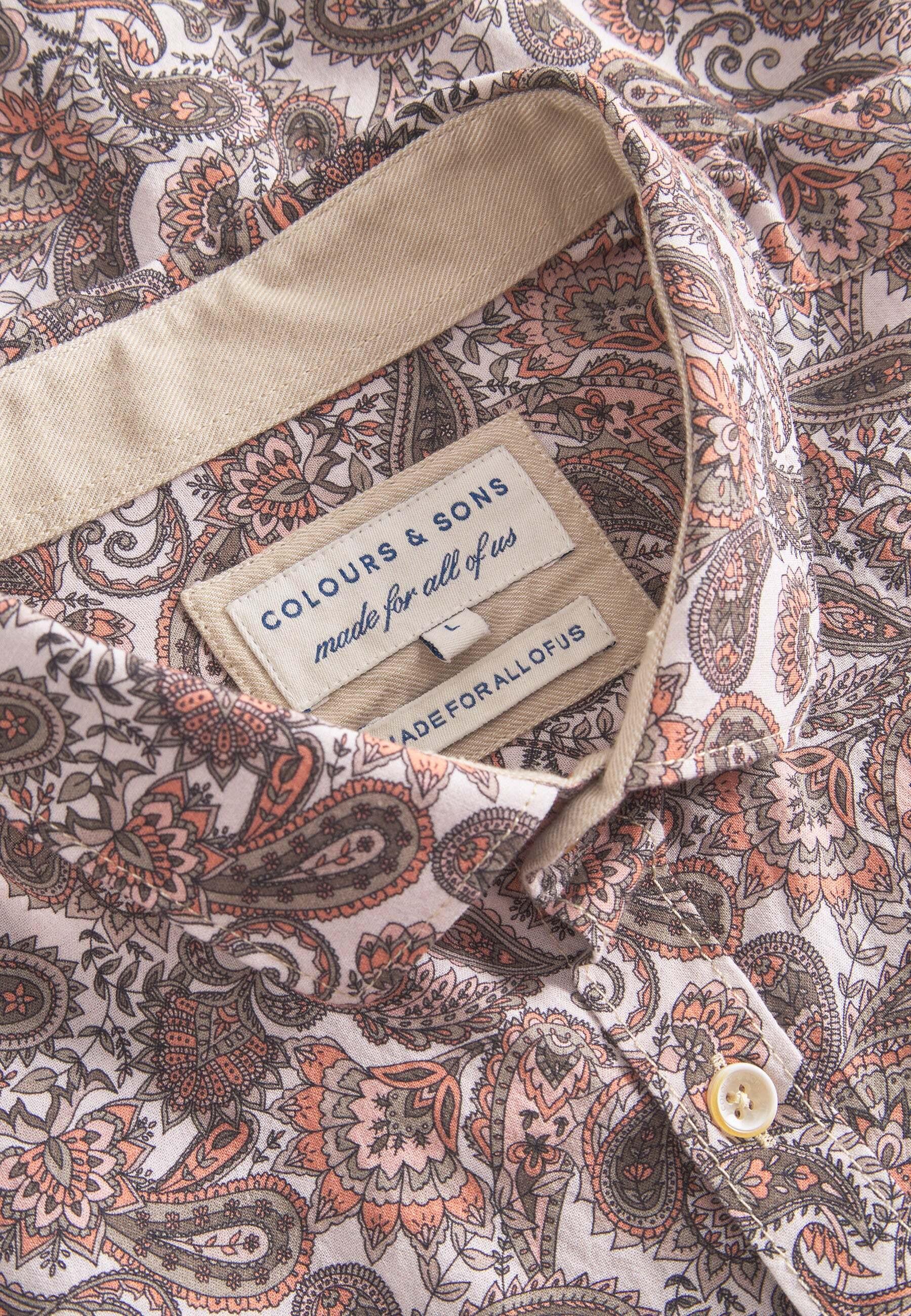 Colours & Sons Langarmhemd Printed
