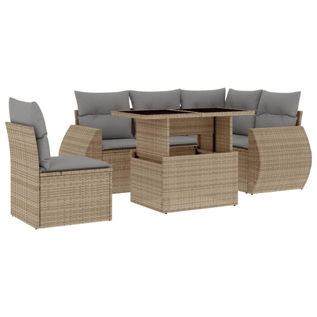 VidaXL Garten sofagarnitur poly-rattan
