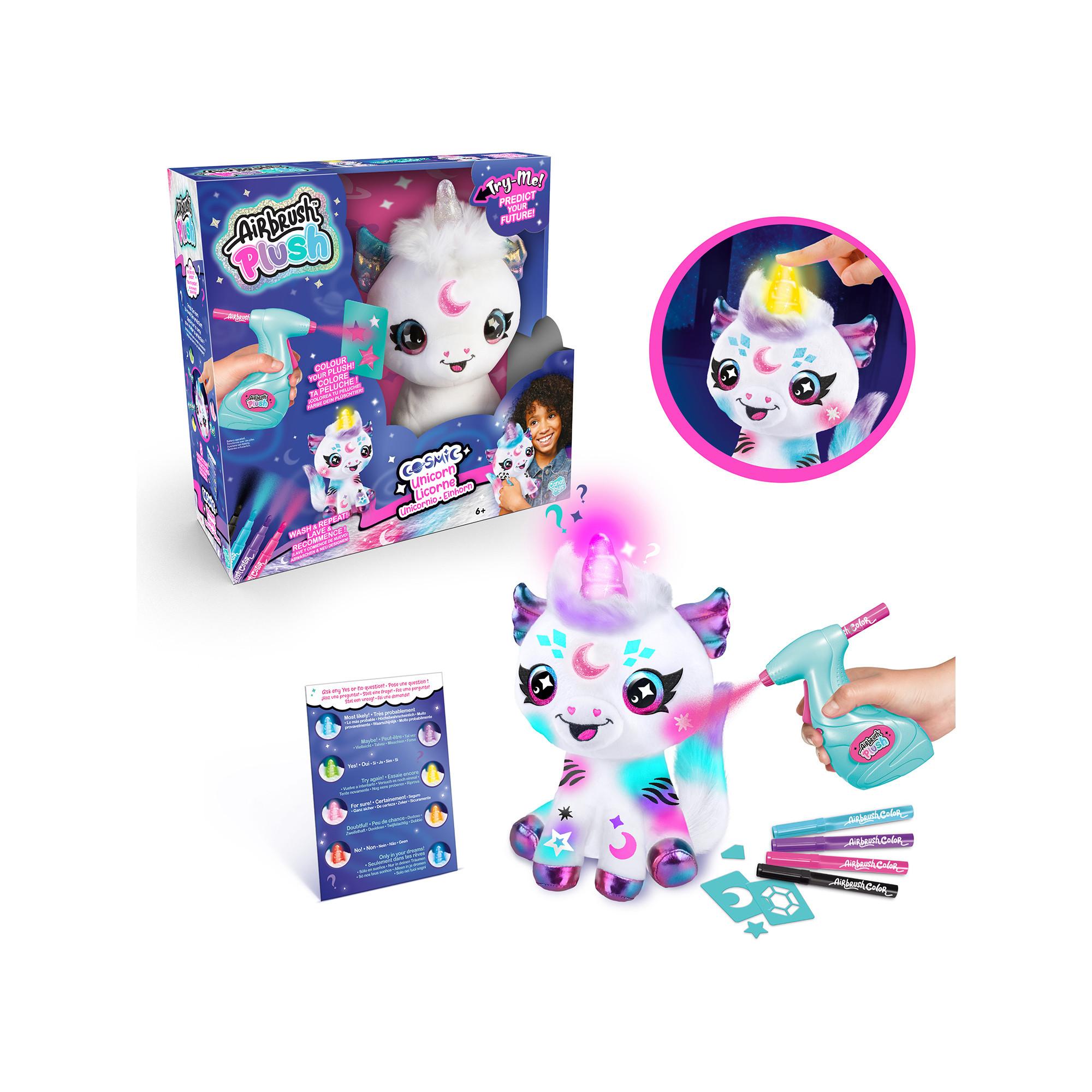 Canal Toys Airbrush Plush Cosmic Unicorn