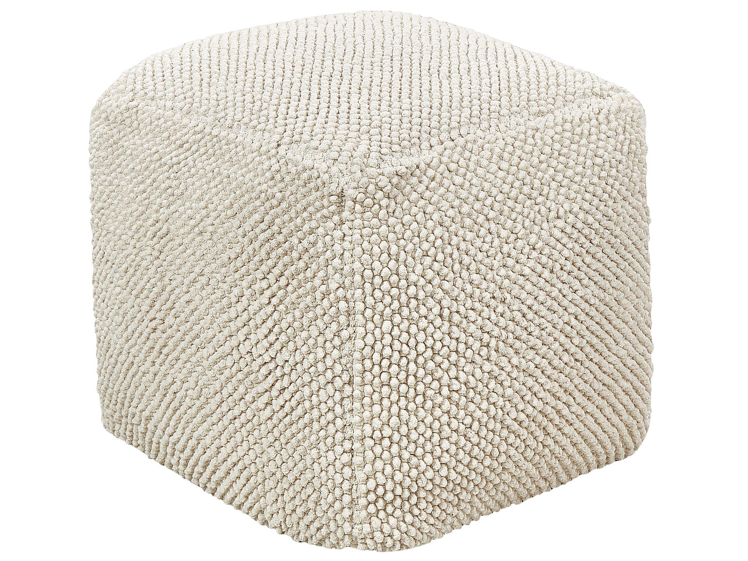 Beliani Pouf aus Baumwolle Boho JOARA