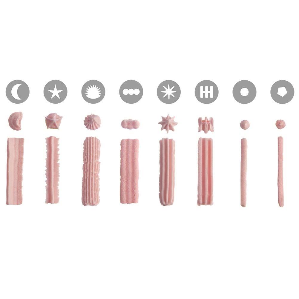 Northix Spray mit 9 Düsen zum Dekorieren von Backwaren