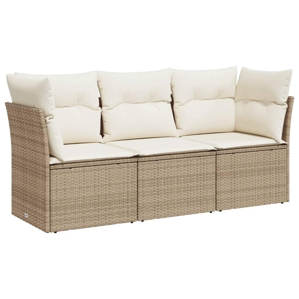 VidaXL Garten sofagarnitur poly-rattan
