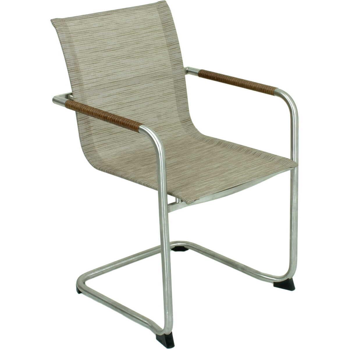 mutoni pleasure Garten Freischwinger Nova sandbraun (4-er Set)