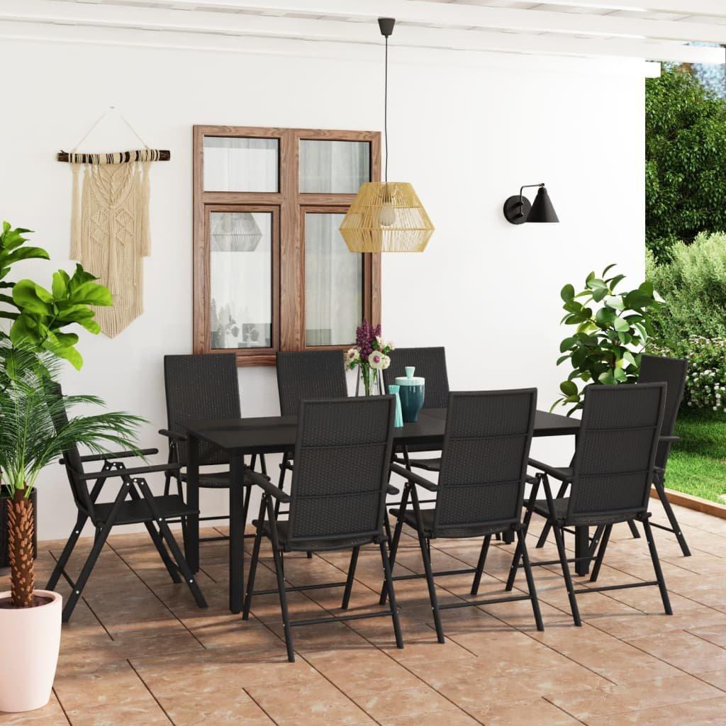 VidaXL Garten essgruppe poly-rattan