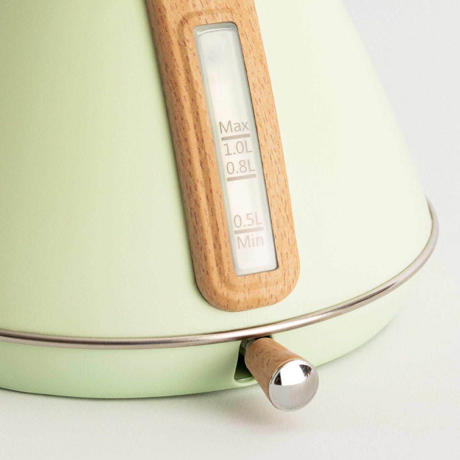 CREATE KETTLE RETRO M - Wasserkocher 1 L pastelgrün