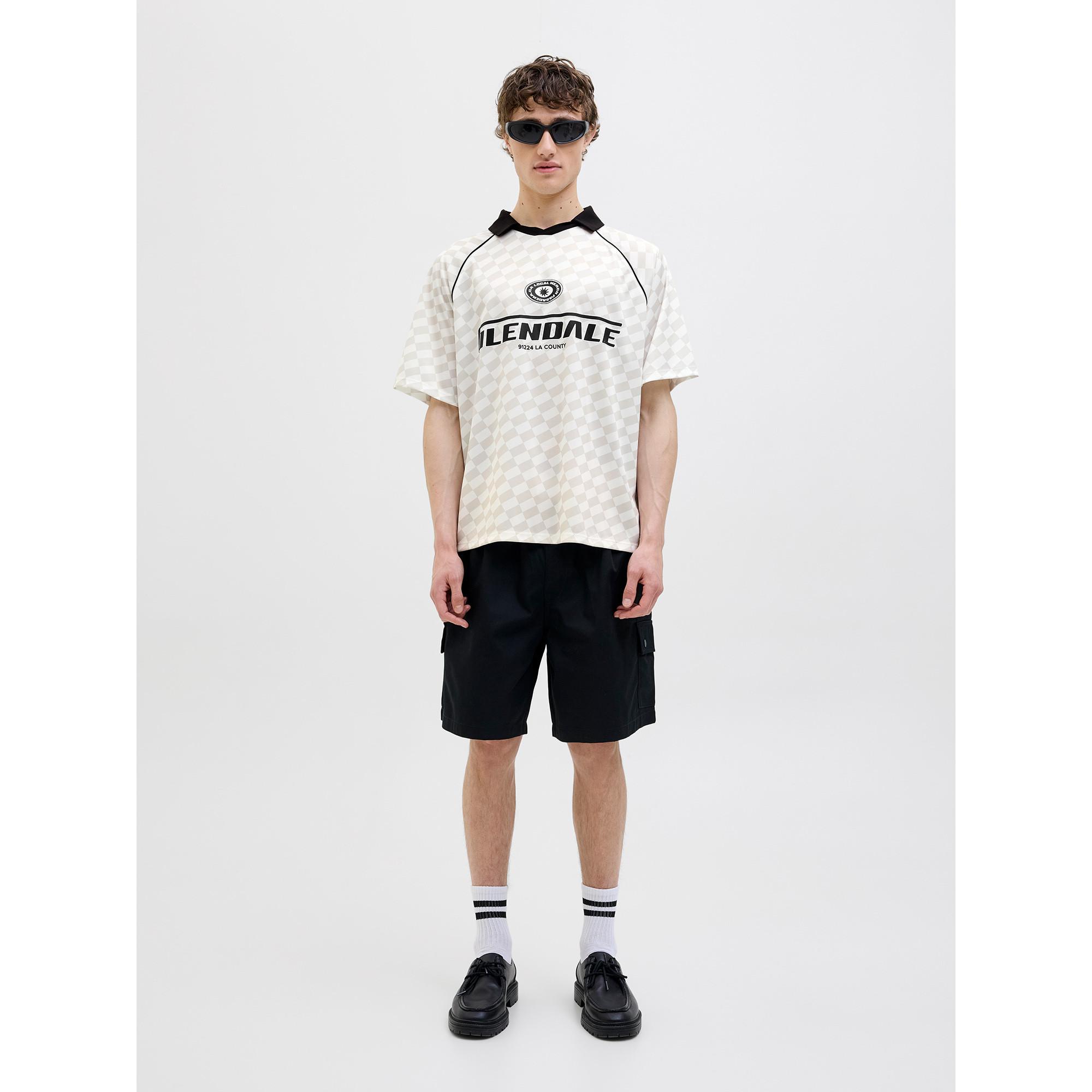 JACK & JONES Kariertes Kurzarm Poloshirt