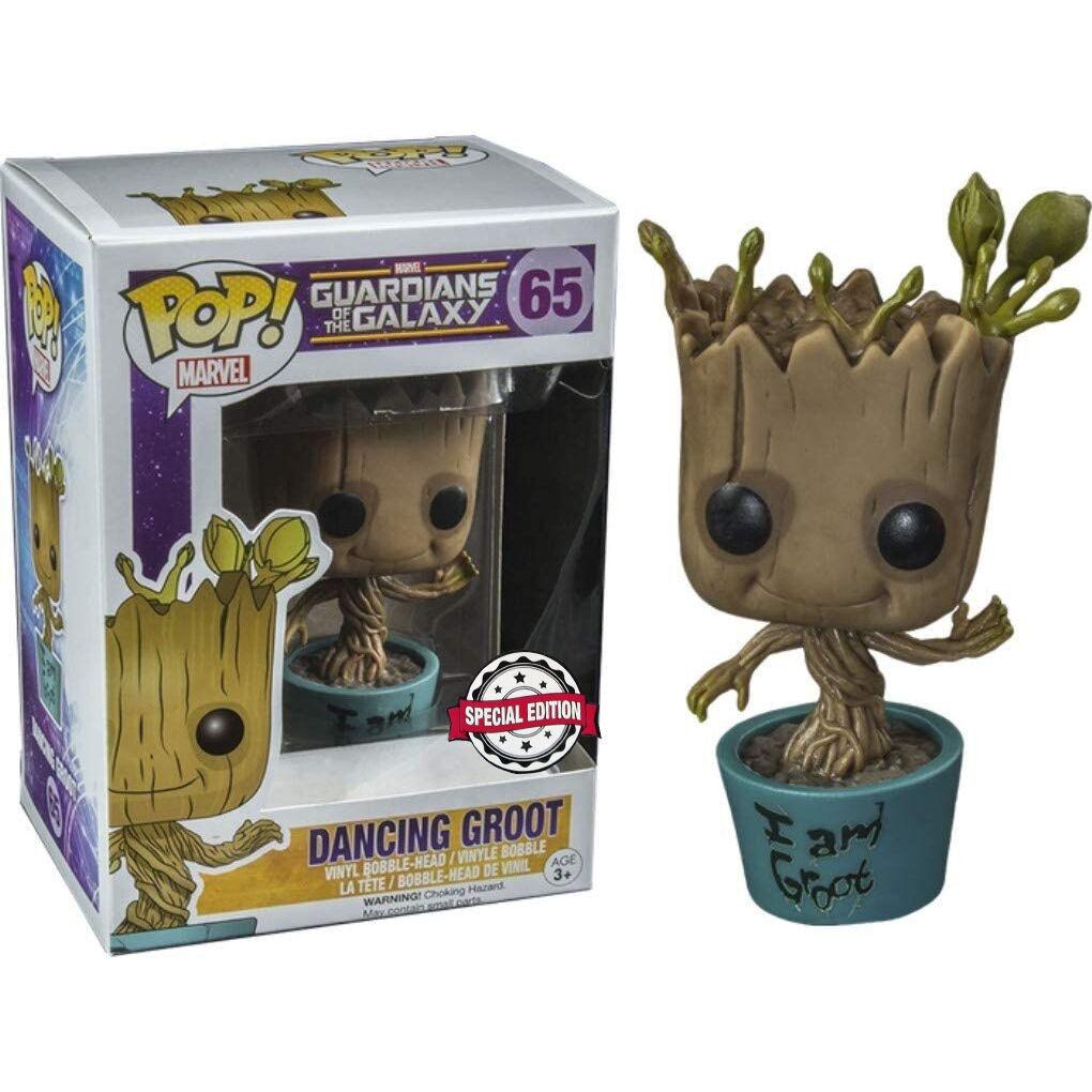 Funko POP Figur Marvel Guardians of the Galaxy Tanzen Ich bin Groot Exklusiv