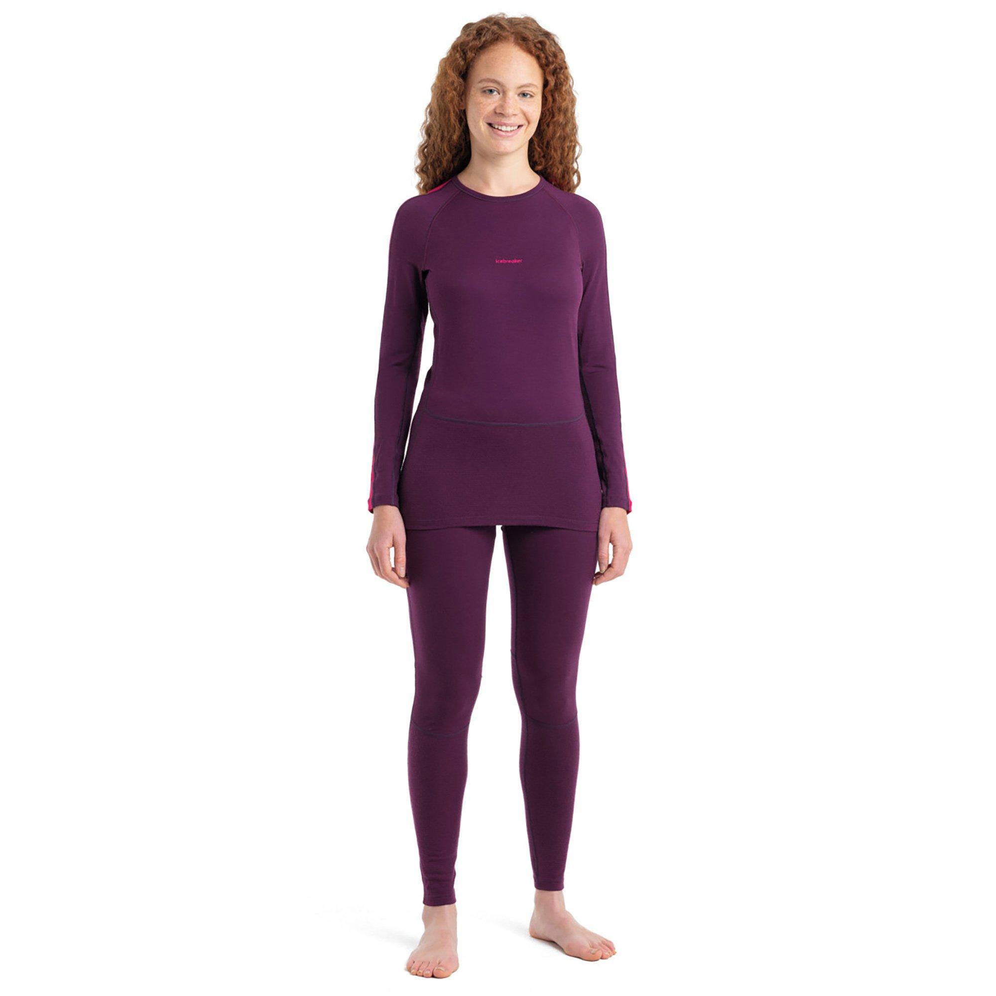 Icebreaker Women Merino 200 ZoneKnit™ LS Crewe Thermoshirt, langarm