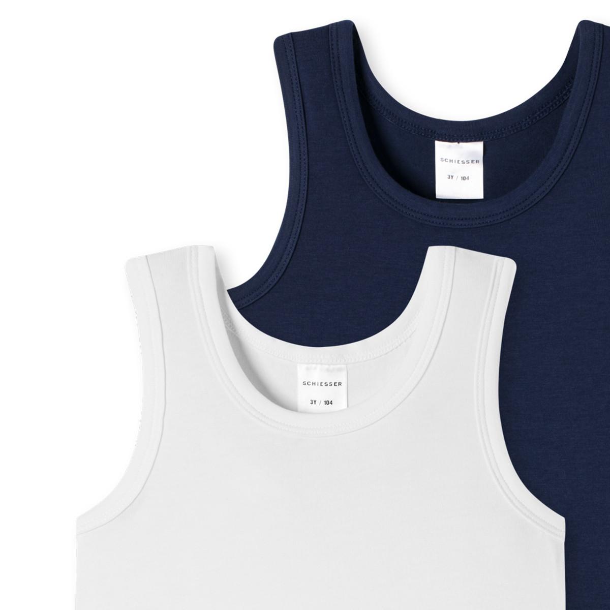 Schiesser 6er Pack Kids Boys 95/5 Organic Cotton - Unterhemd