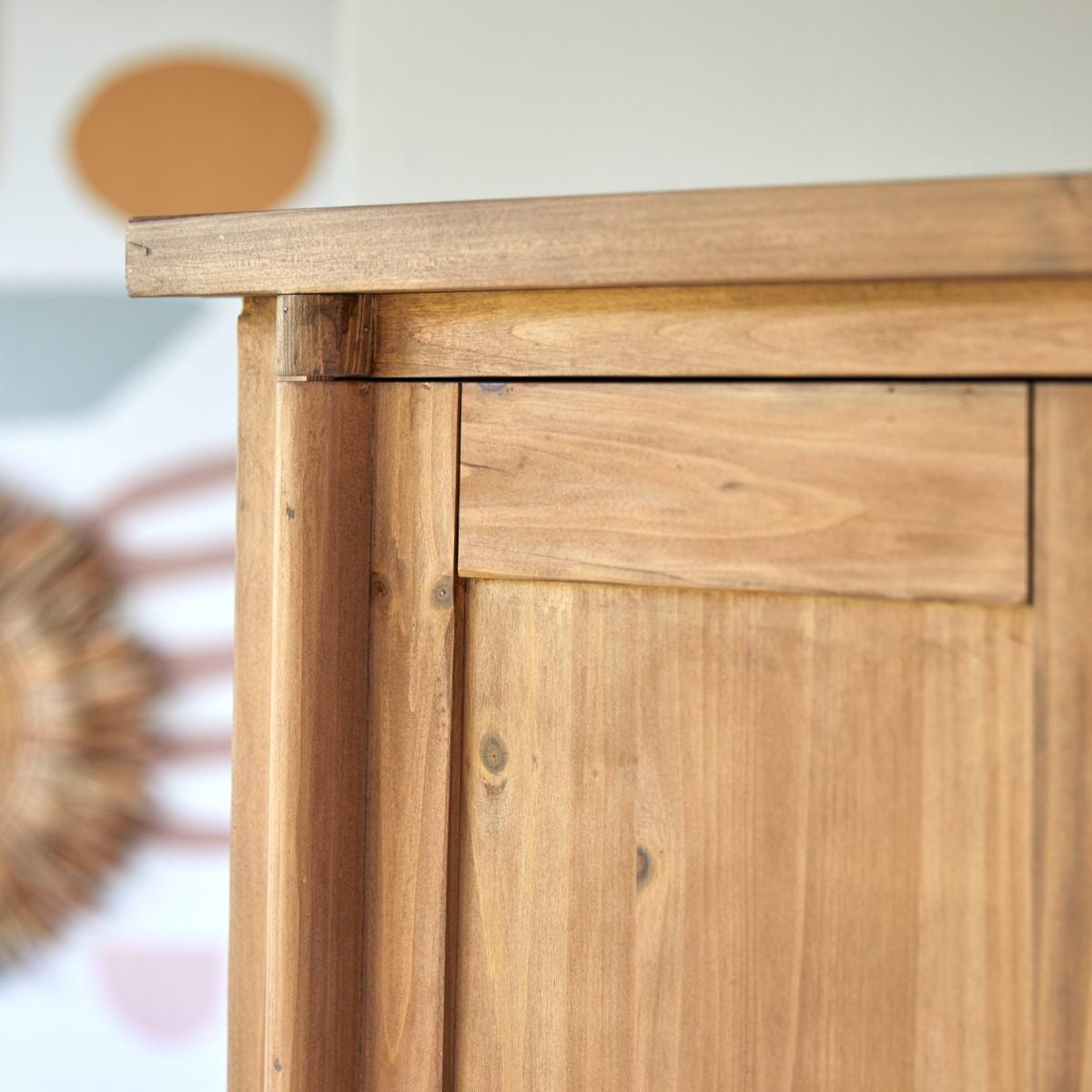 Tikamoon Kinderschrank aus massiver Recycling-Pinie Yuki