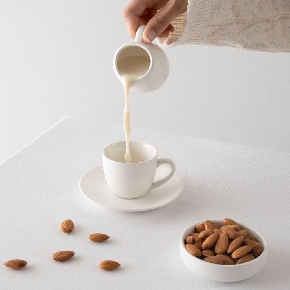 Orion Milchkännchen aus Porzellan mit Henkel und praktischem Ausgießer