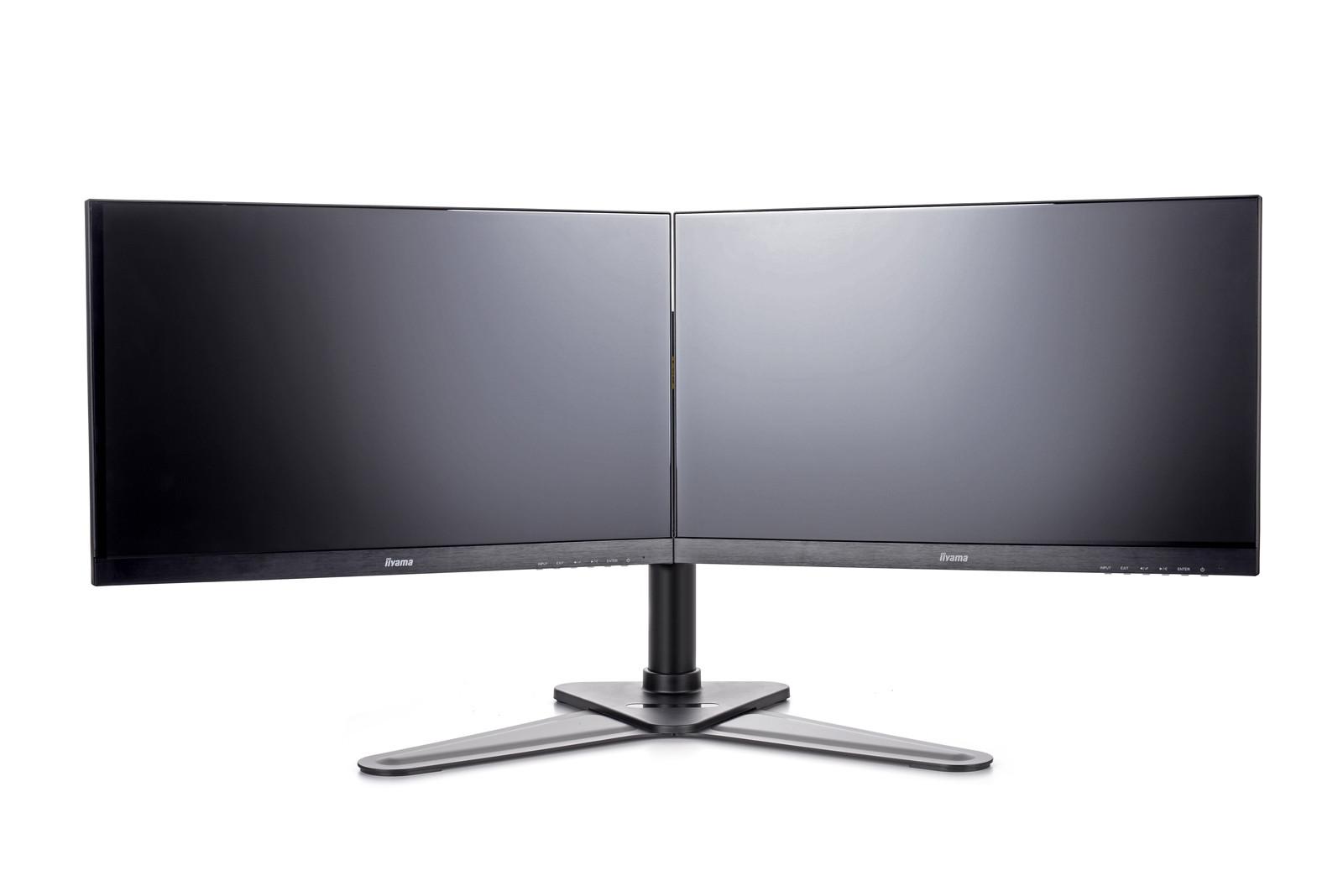 Iiyama DUAL DESKTOP ARM STAND 10-30IN 100X100 HAS 10KG