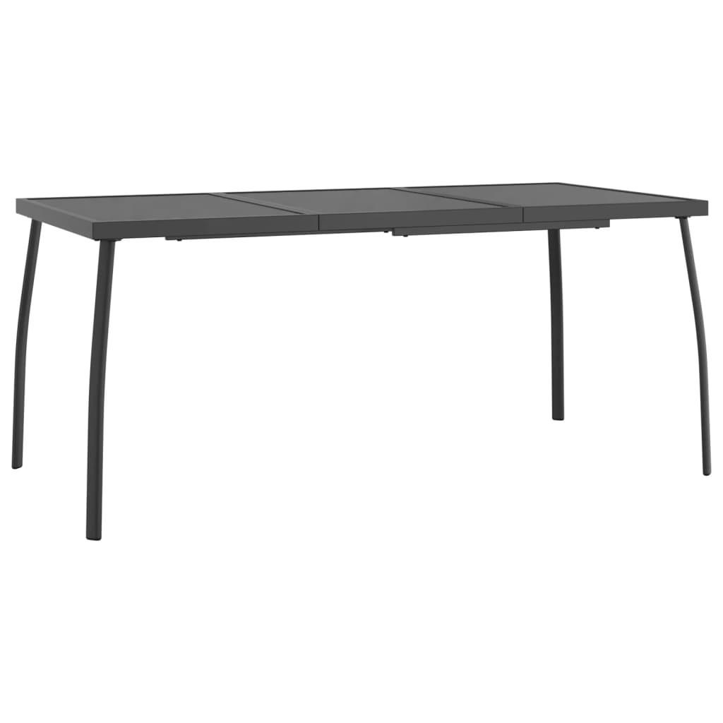VidaXL Gartentisch stahl