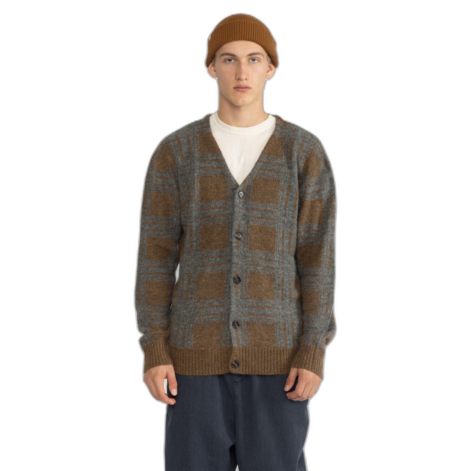 Revolution lockere trickjacke mit weichem karomuter