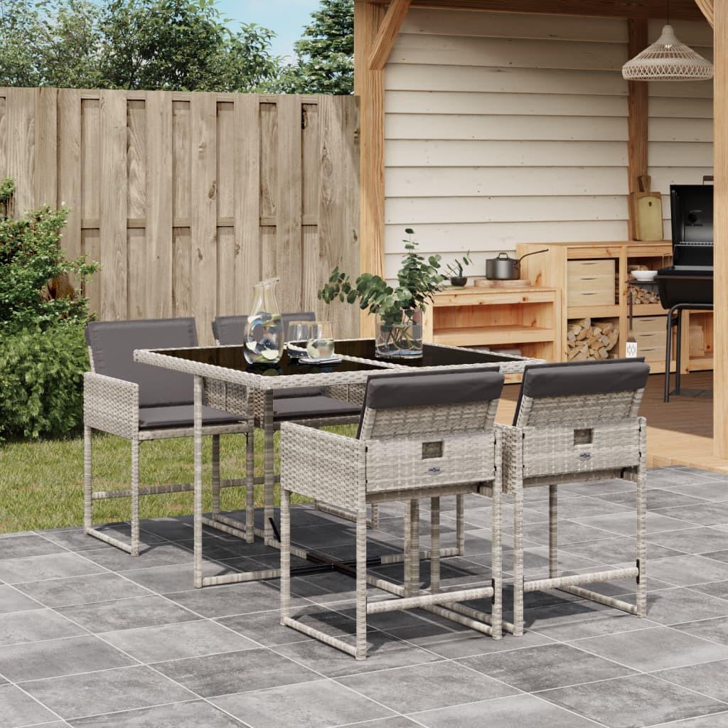 VidaXL Garten essgruppe poly-rattan