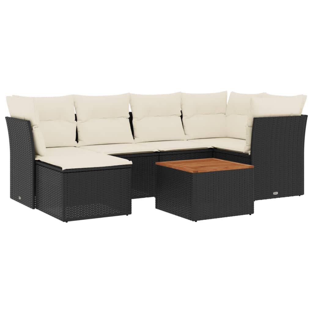 VidaXL Garten sofagarnitur poly-rattan