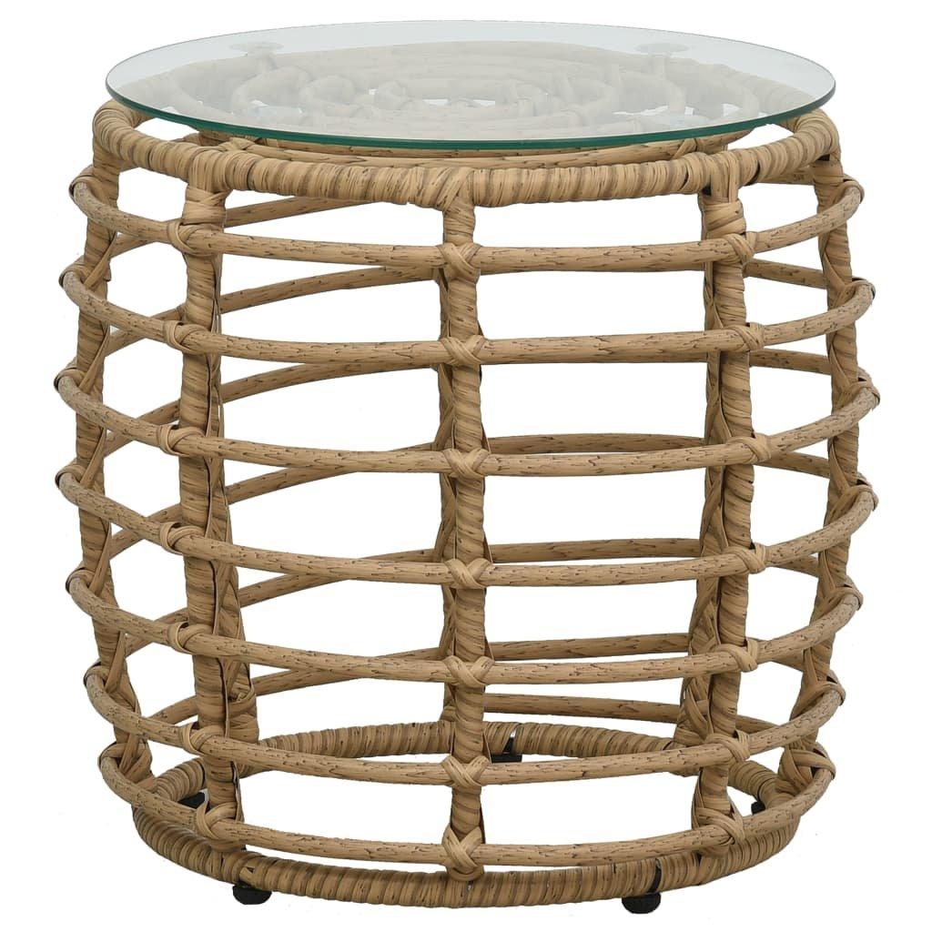 VidaXL Bistro-set poly-rattan