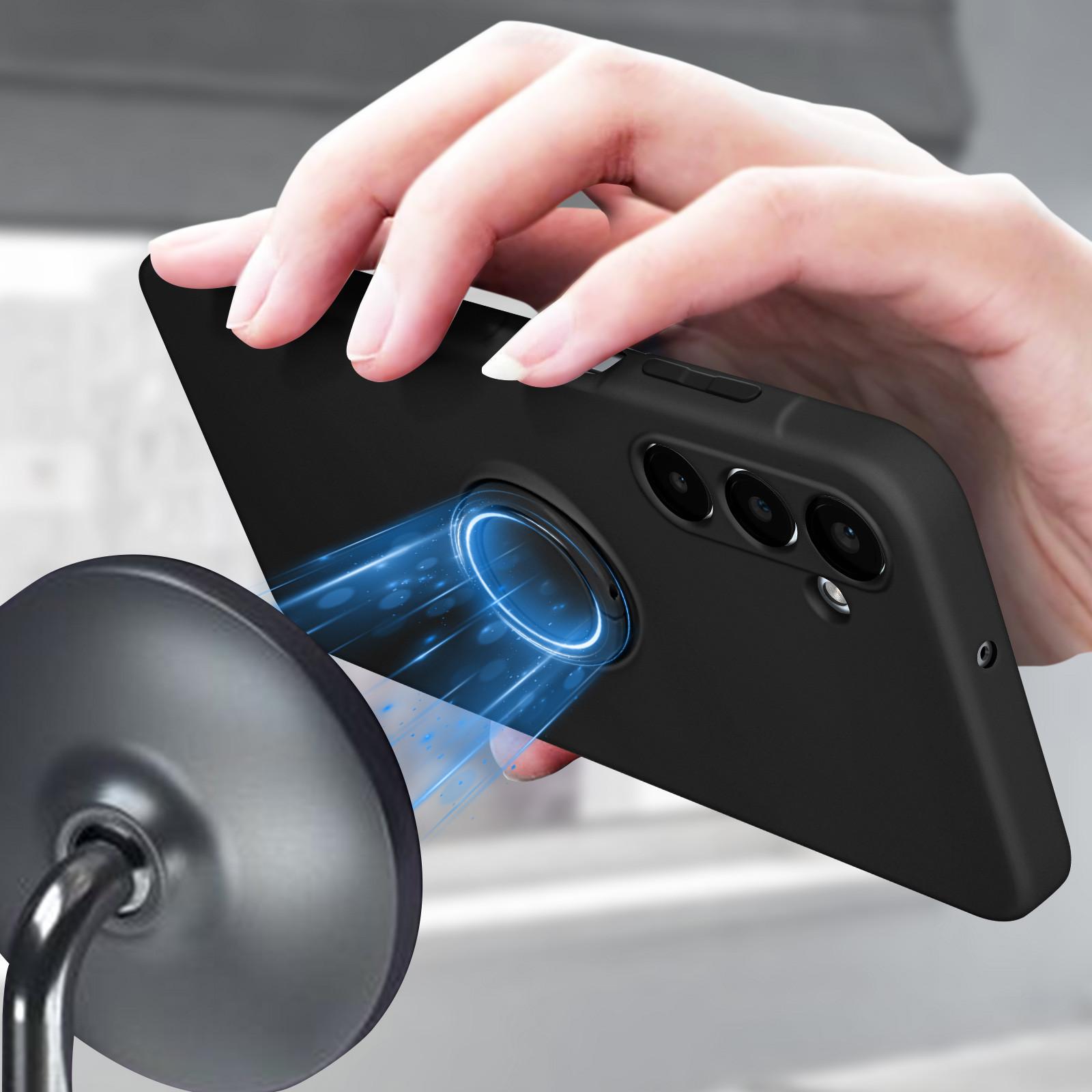 Avizar Ringhülle Samsung A25 5G Schwarz