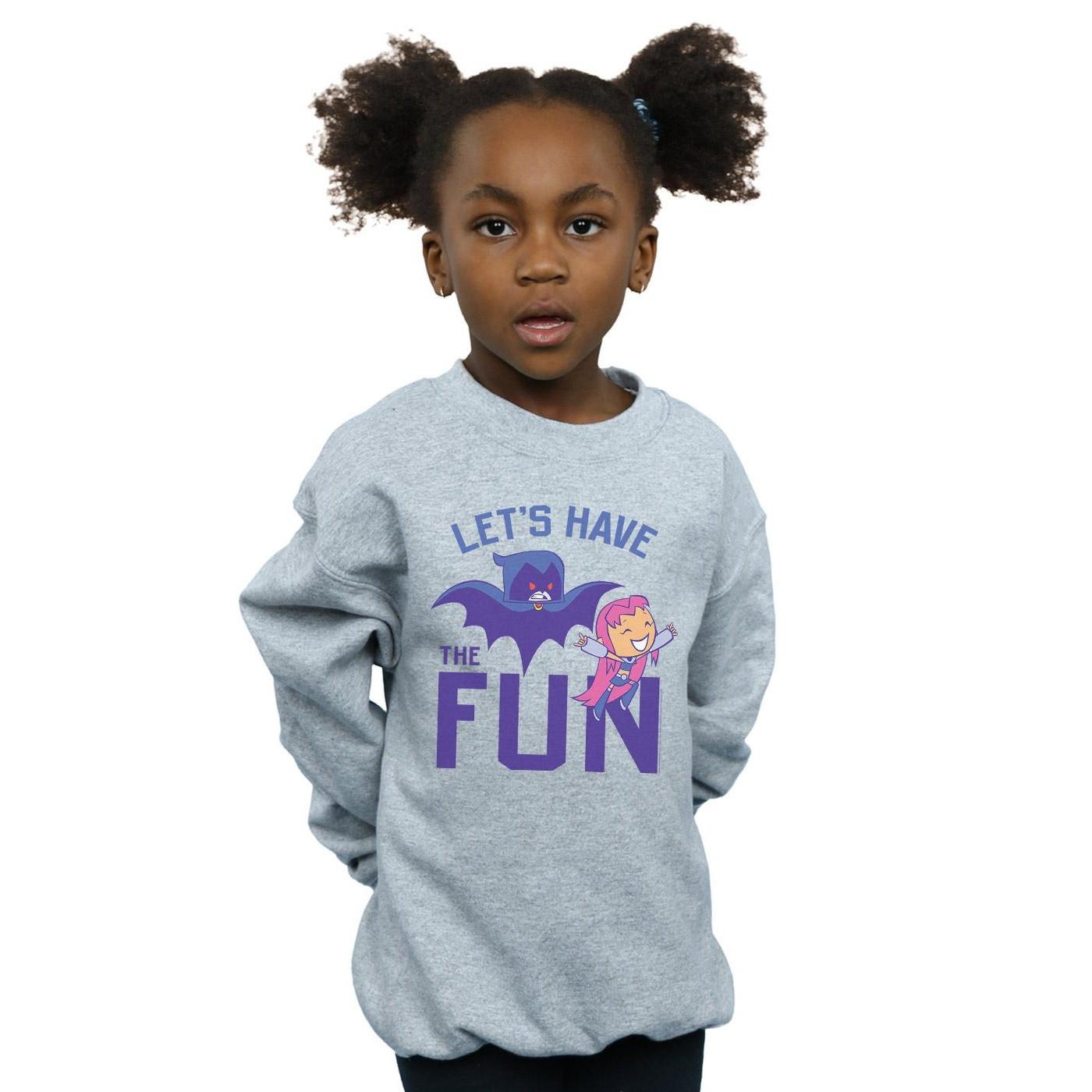 DC COMICS Teen Titans Go Let's Have The Fun Sweatshirt