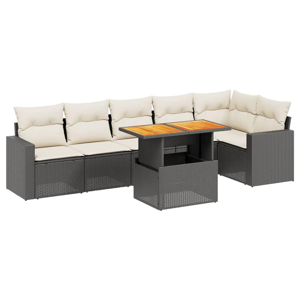 VidaXL Garten sofagarnitur poly-rattan