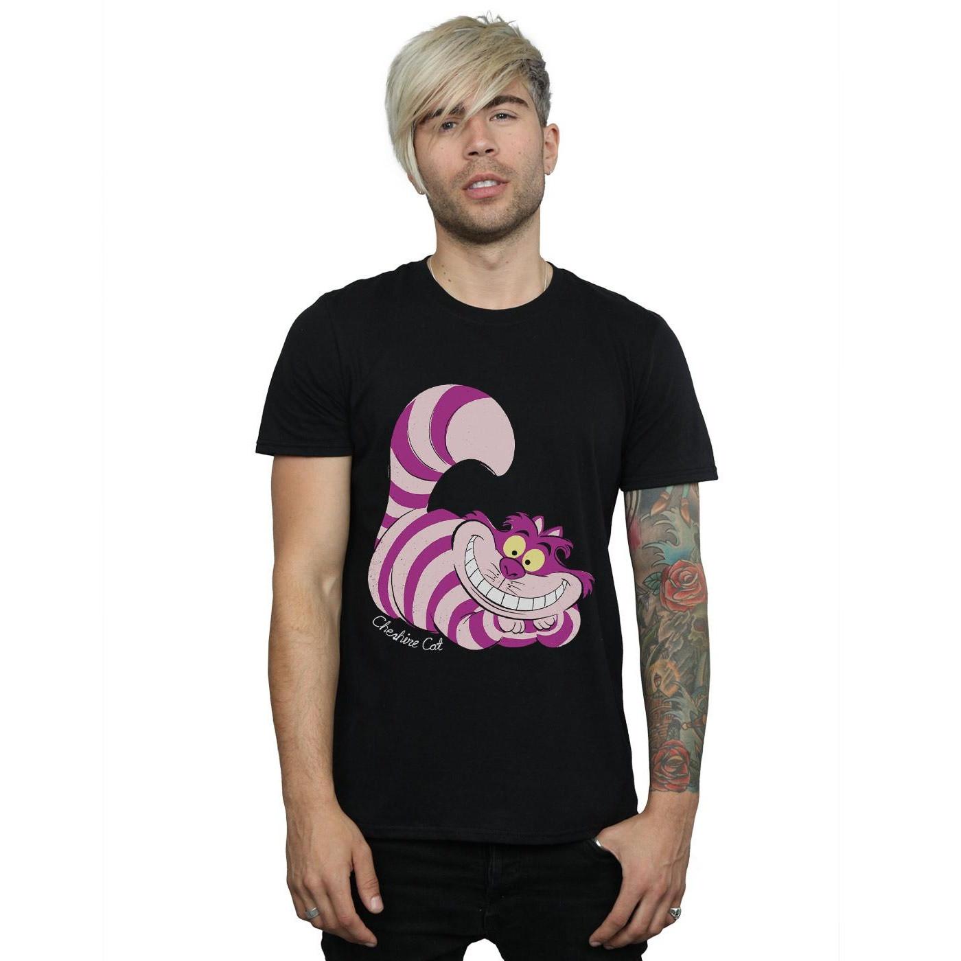 Alice in Wonderland Cheshire Cat Grafikdruck T-Shirt