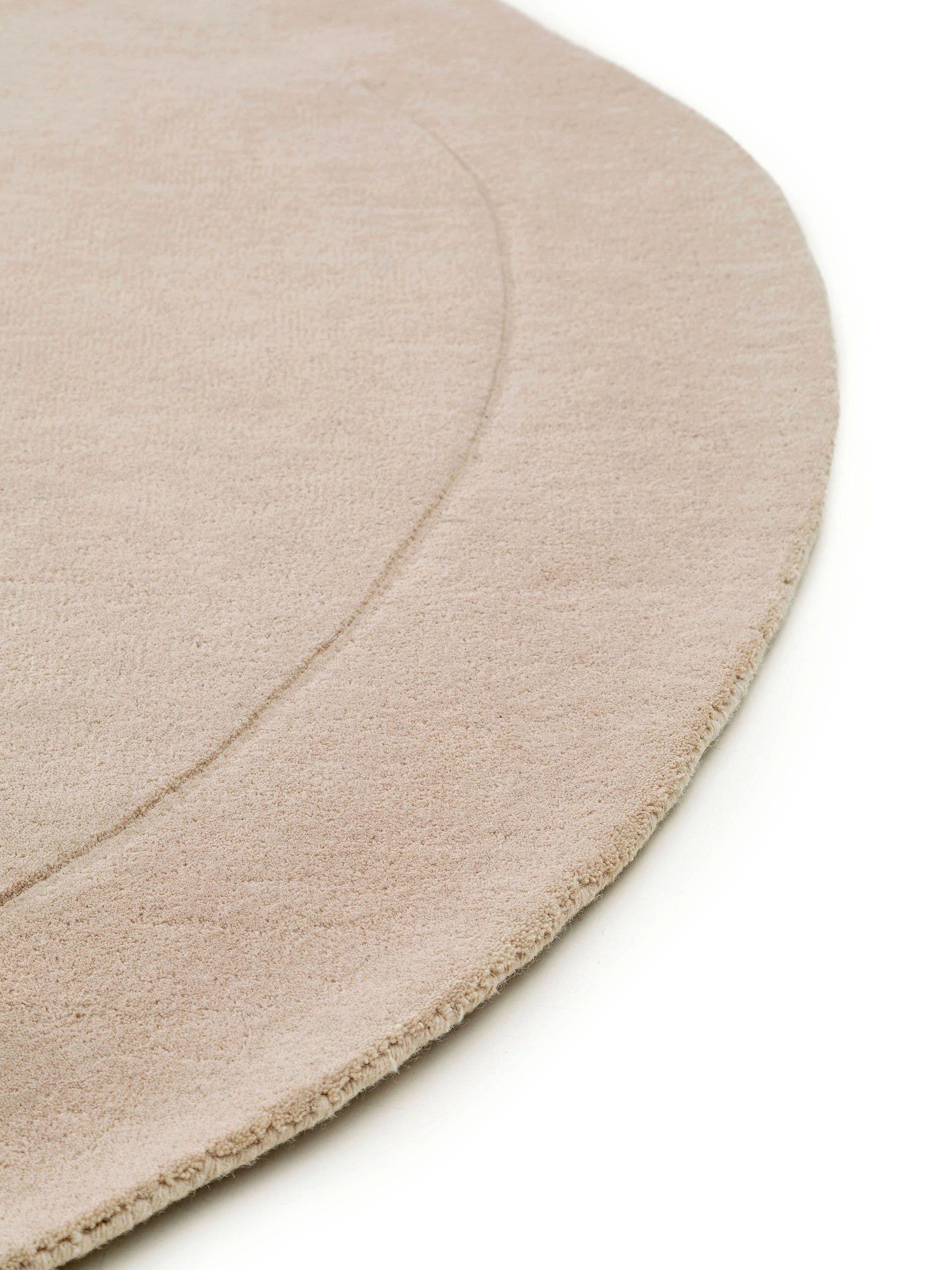 Benuta Wollteppich Shape Cream