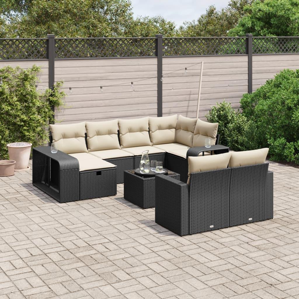 VidaXL Garten sofagarnitur poly-rattan