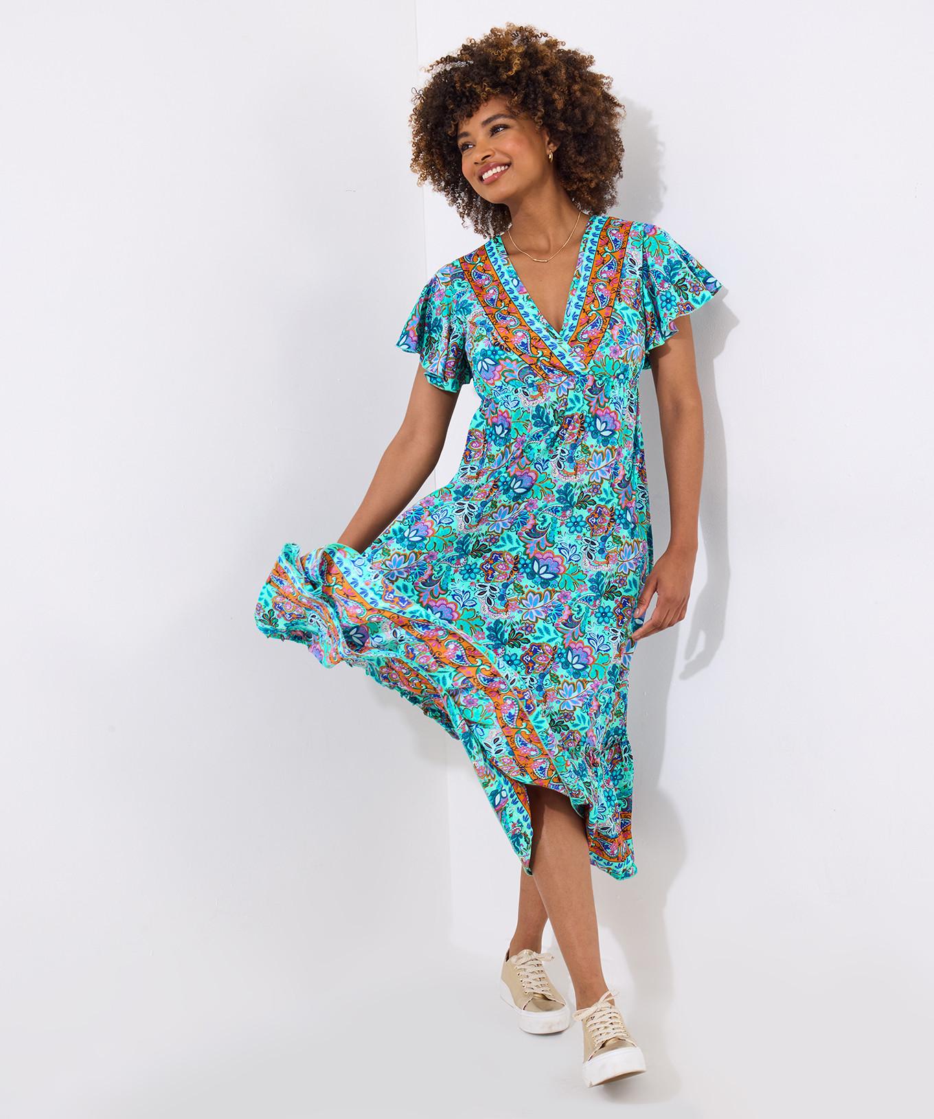 Joe Browns PETITE Boho Border Print Maxikleid