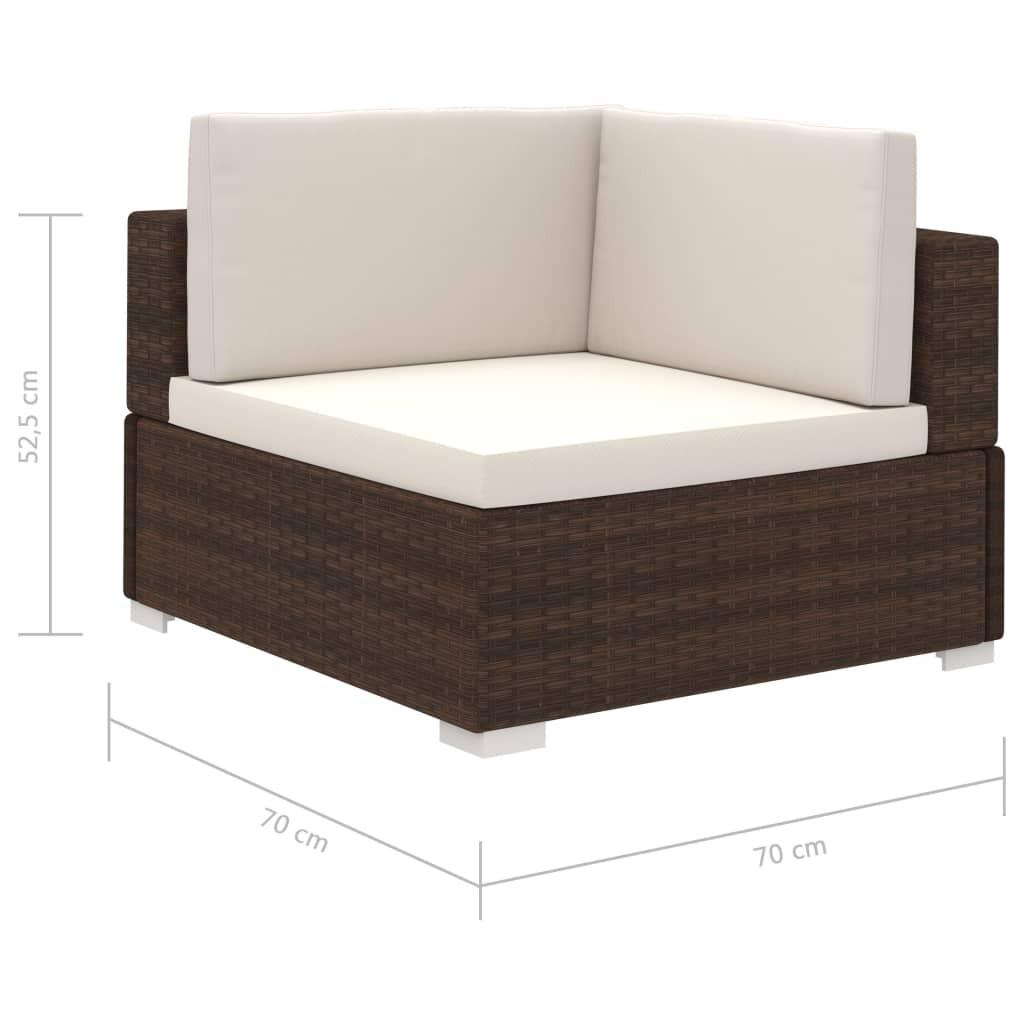 VidaXL Gartenmöbel set poly-rattan