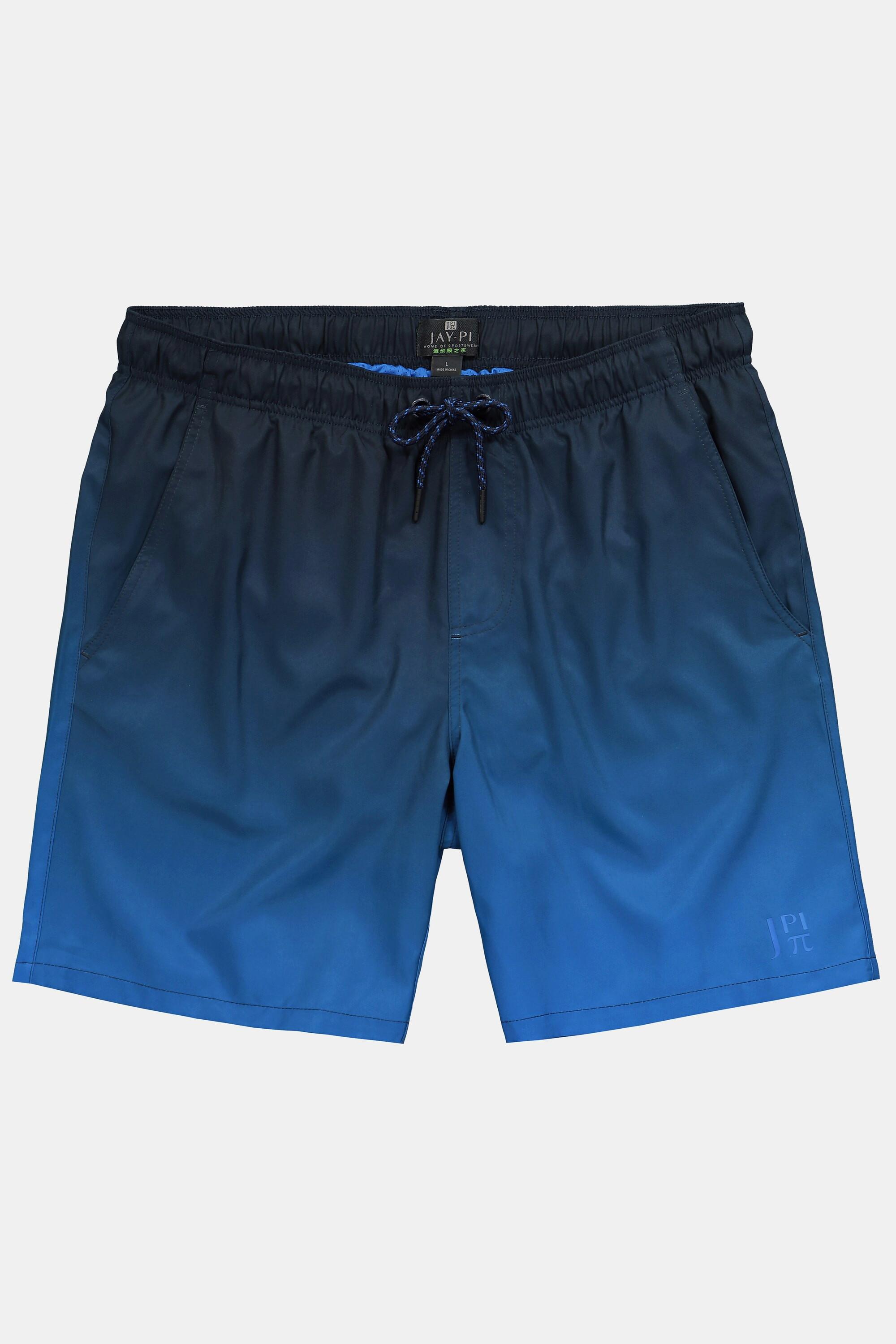 JP1880 Badeshorts, Beachwear, Elastikbund, Batiklook