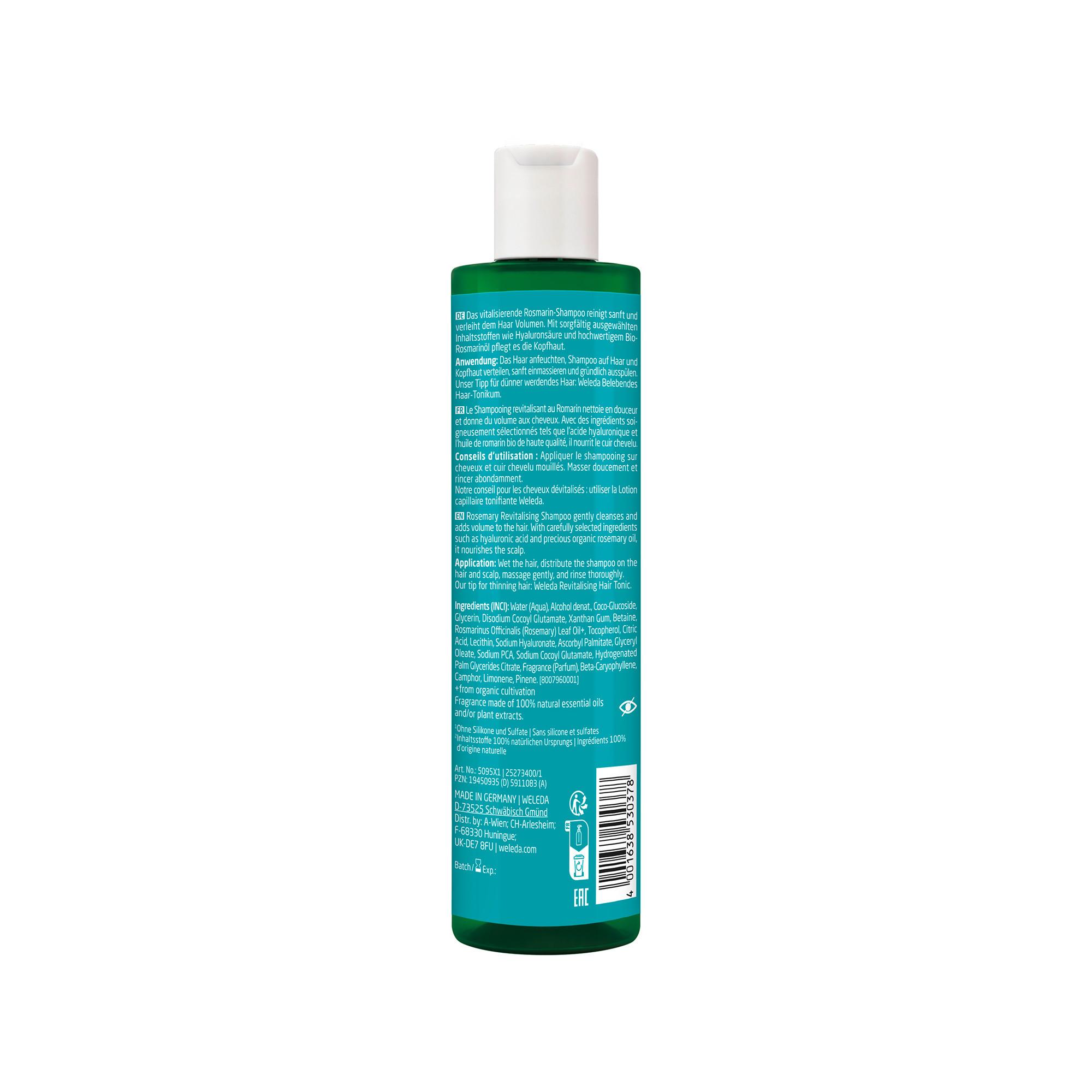 WELEDA Rosmarin Revitalizing Shampoo Vitalisierendes Rosmarin Shampoo
