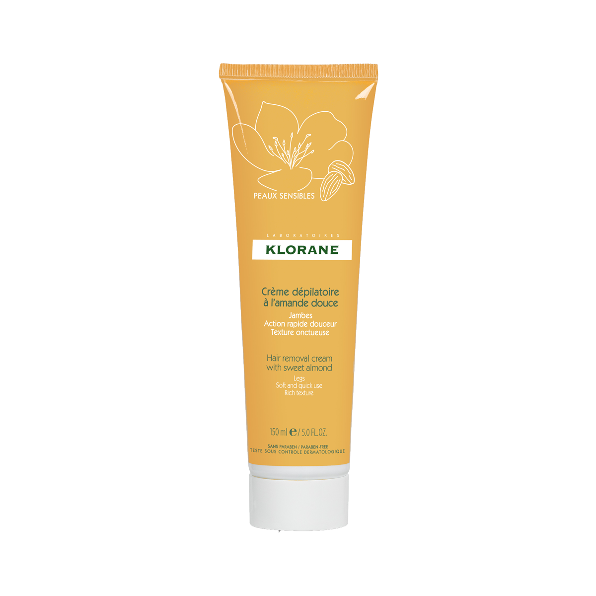 KLORANE Süssmandel Enthaarungscreme