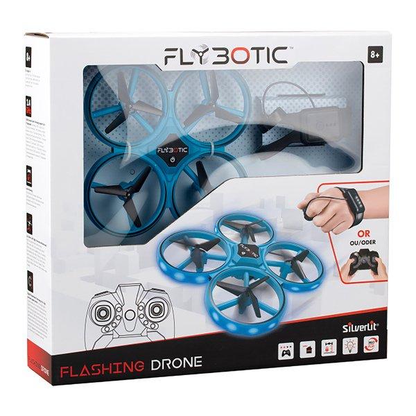 Silverlit Flashing Drohne blau, 2.4 GHz