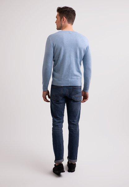 CASH-MERE.CH Recycelter Kaschmir V-Ausschnitt Pullover